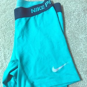 Nike pro spandex shorts